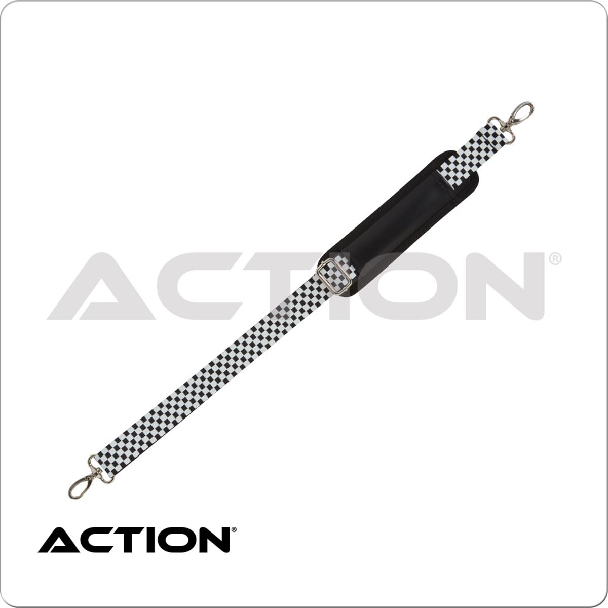 Picture of Cuestix International STRAP02 Action Pool Cue Checkered Case Strap