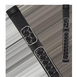 International ACL22 WHITE Action 2x2 Piping Series Pool Cue Case, White