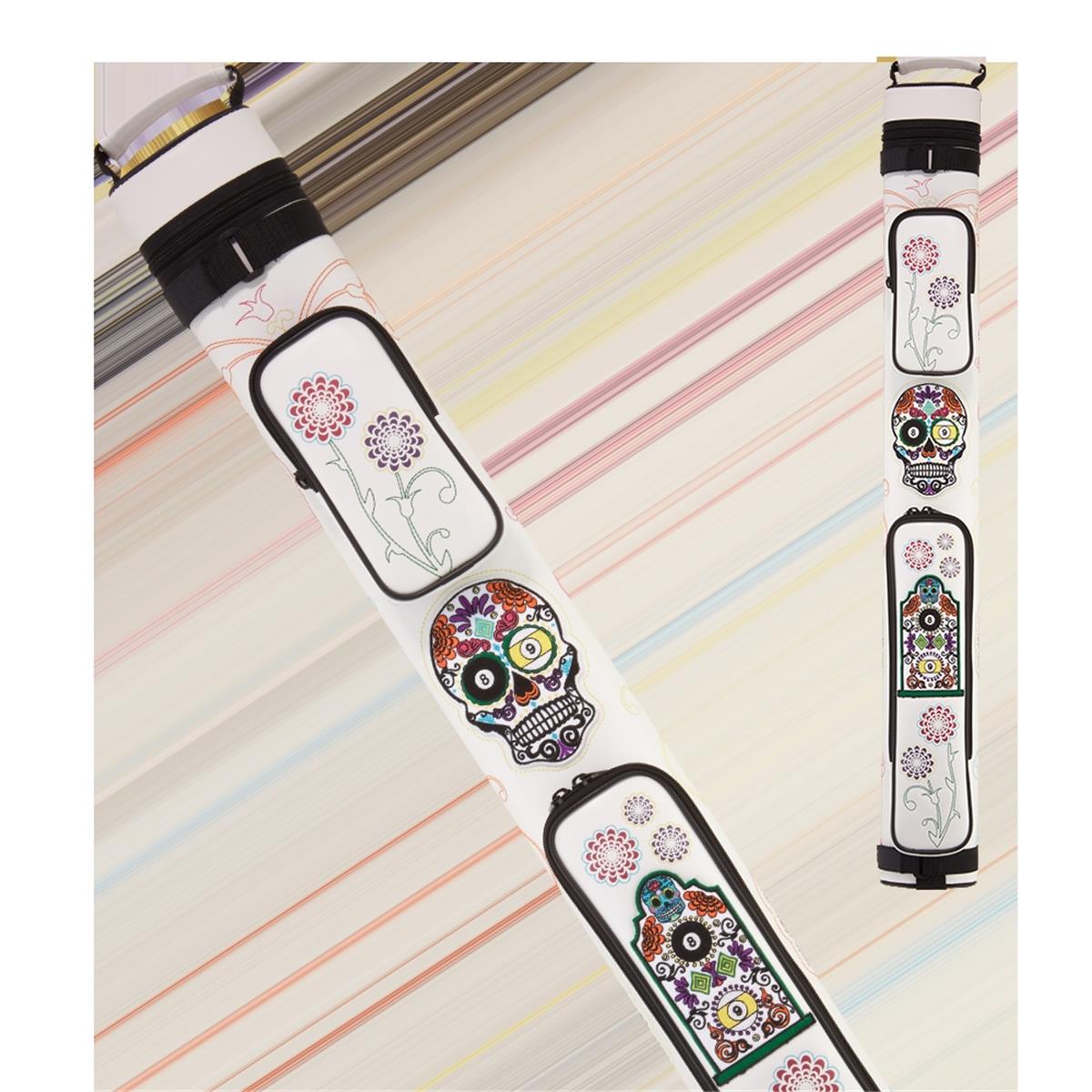 International CALC22D Calavera 2 Butts 2 Shafts Hard Pool Cue Case