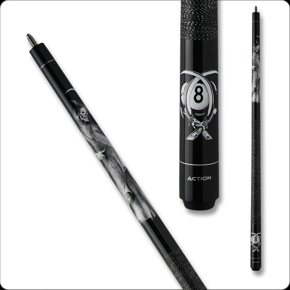 International ADV101 21 21 oz Action Adventure Cue with Black Reaper