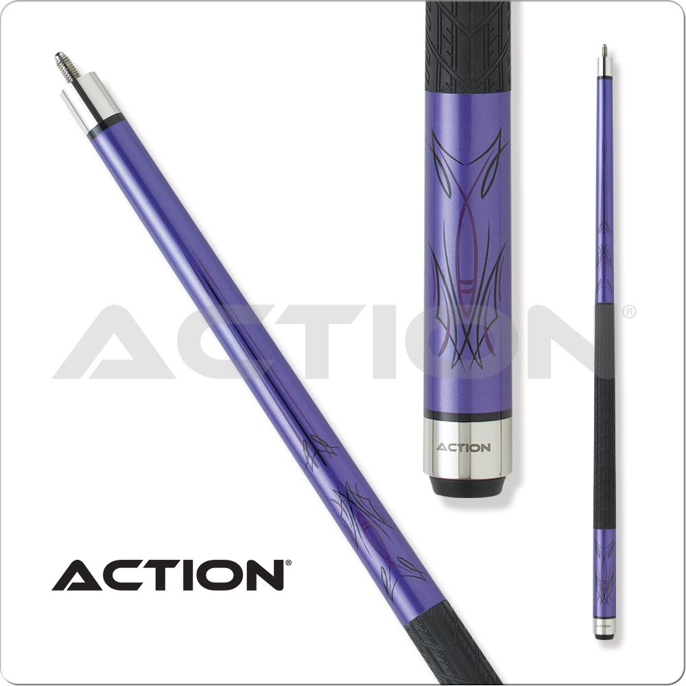 International KRM02-19 19 oz Action Khrome Cue, Purple Metallic