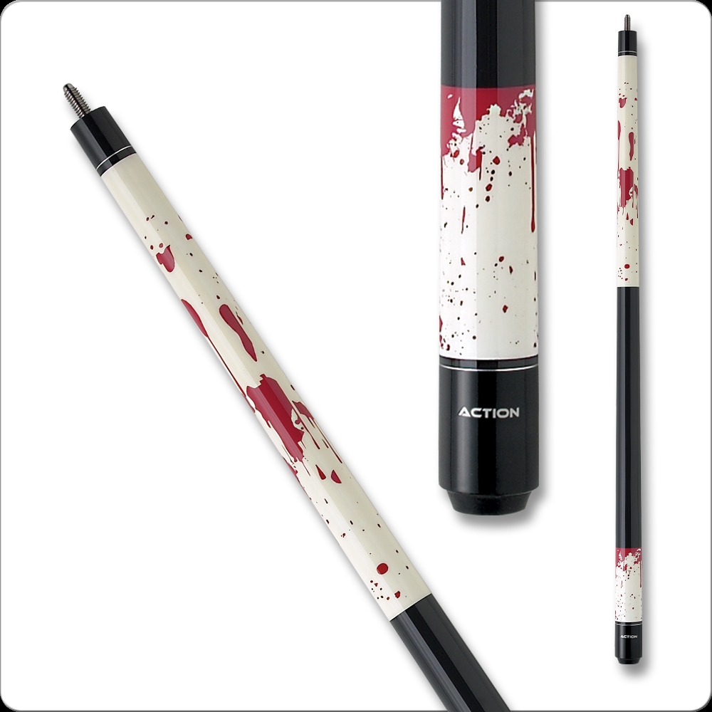 International IMP12 21 21 oz Action Impact Cue with Red Blood Splotch