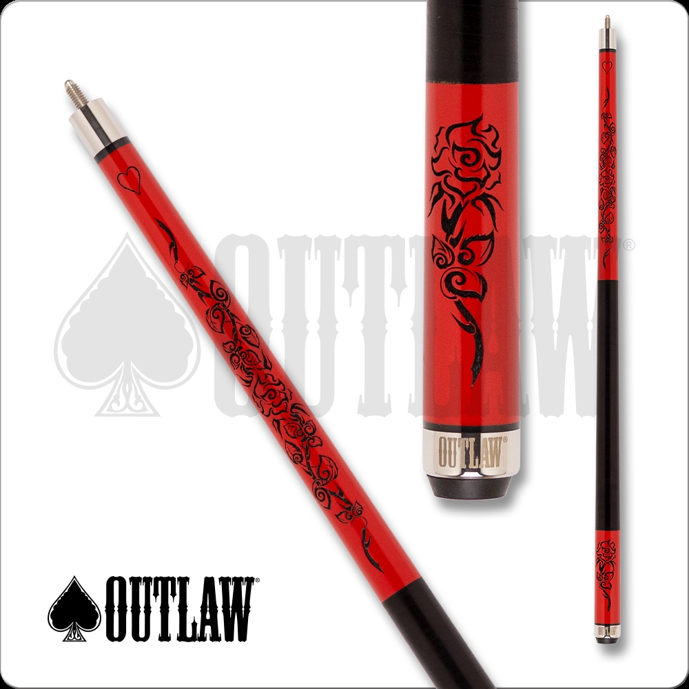 International OL30-21 21 oz Outlaw Cue, Rose