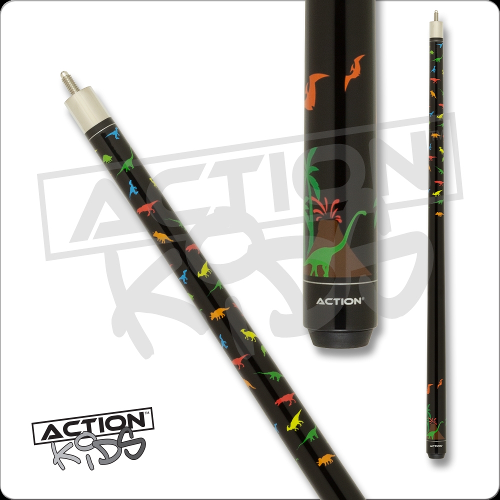 International JR19 48 in. Action Junior Cue, Dinosaurs