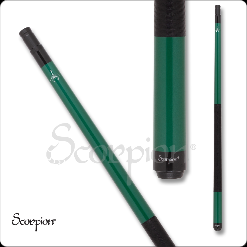 International SW02-18 18 oz Scorpion Cue, Metallic Dark Green
