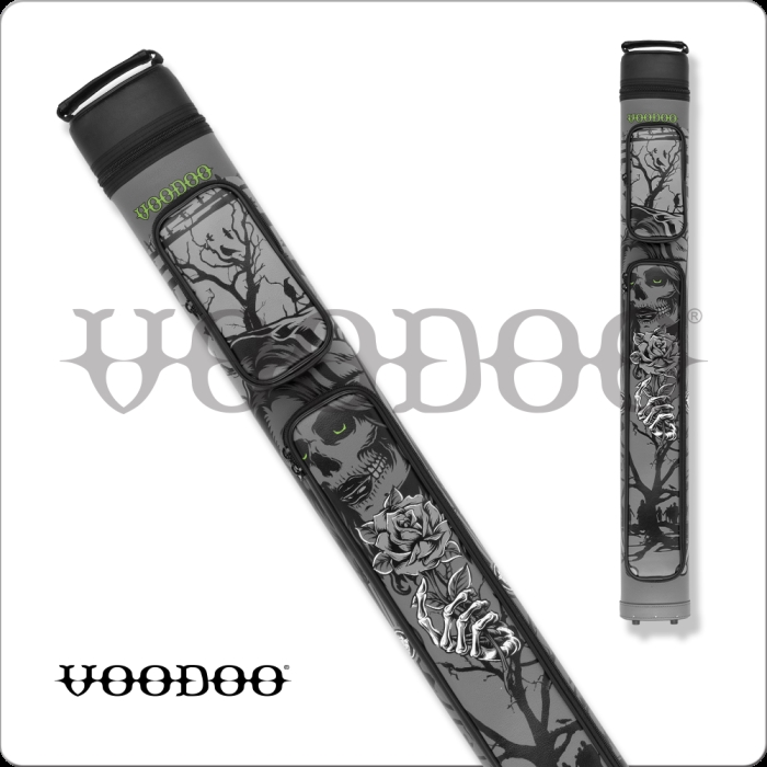 International VODC22H 2 x 2 Voodoo Hard Case - Dead Widow & Rose