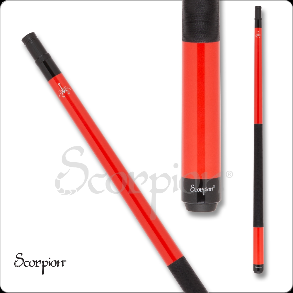 International SW03-19 19 oz Scorpion Cue, Metallic Red