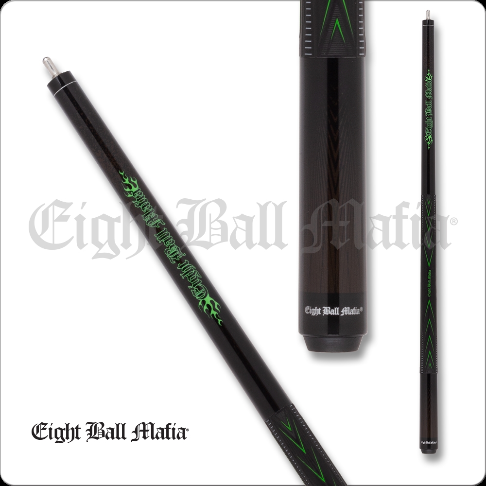 International EBMBK03 25 oz Break Cue, Black with Green