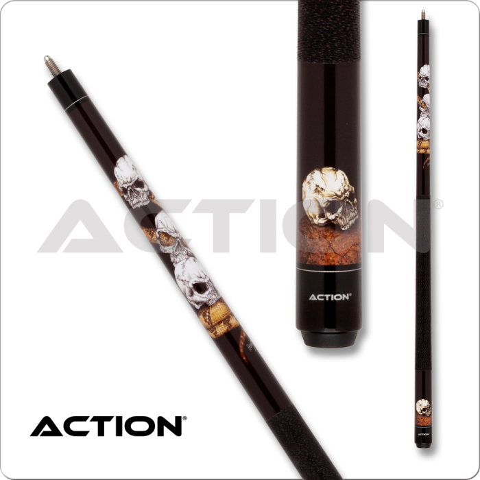 ADV120 21 21 oz Action Adventure Cue - Skulls