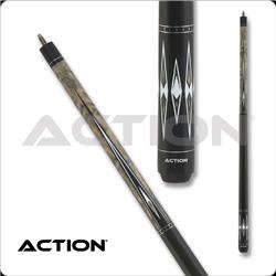 Picture of Action Cues ACE06 18 18 oz Action Classic Cue - Gray with Black &amp; White Points