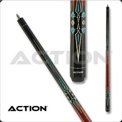 IMP58 21 21 oz Action Impact Tiger Maple Handle Pool Cue