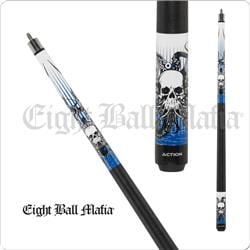 EBM17 21.0 21 oz Action Eight Ball Mafia Pool Cue