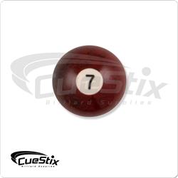 RBBM 07 Black Marble Replacement 7 Billiard Ball