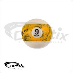 Picture of Billiards Accessories RBBM 09 Black Marble Replacement 9 Billiard Ball