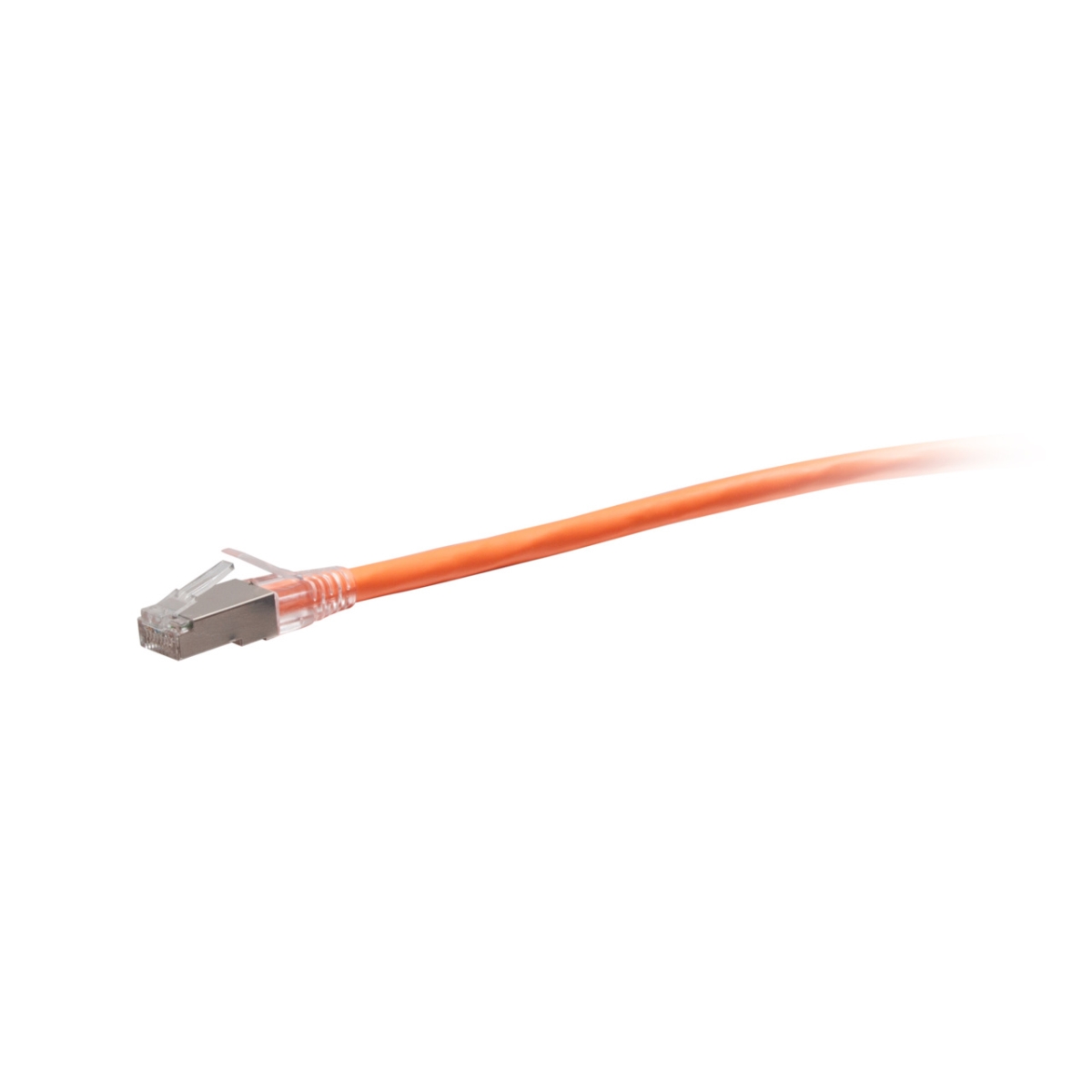 43923 6 ft. TAA-Compliant F-Series Cat6a Snagless Shielded STP Network Cable - Orange
