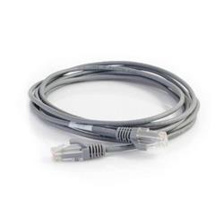01094 8 ft. Cat6 Snagless Unshielded UTP Slim Ethernet Network Patch Cable, Gray