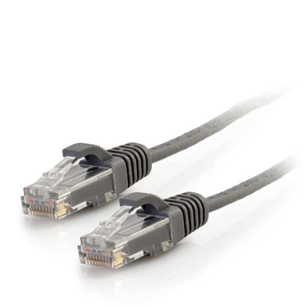 3 ft. Cat6 Snagless Unshielded UTP Slim Ethernet Network Patch Cable, Gray