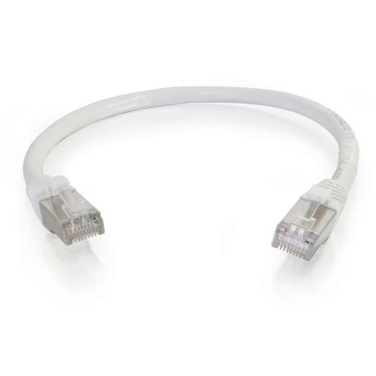 8 ft. Cat6 Snagless Shielded-STP Ethernet Network Patch Cable - White