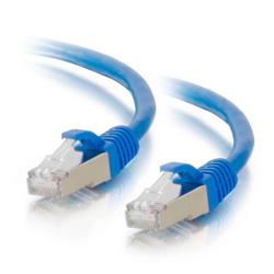 2 ft. Cat6a Snagless Shielded-STP Ethernet Network Patch Cable - Blue