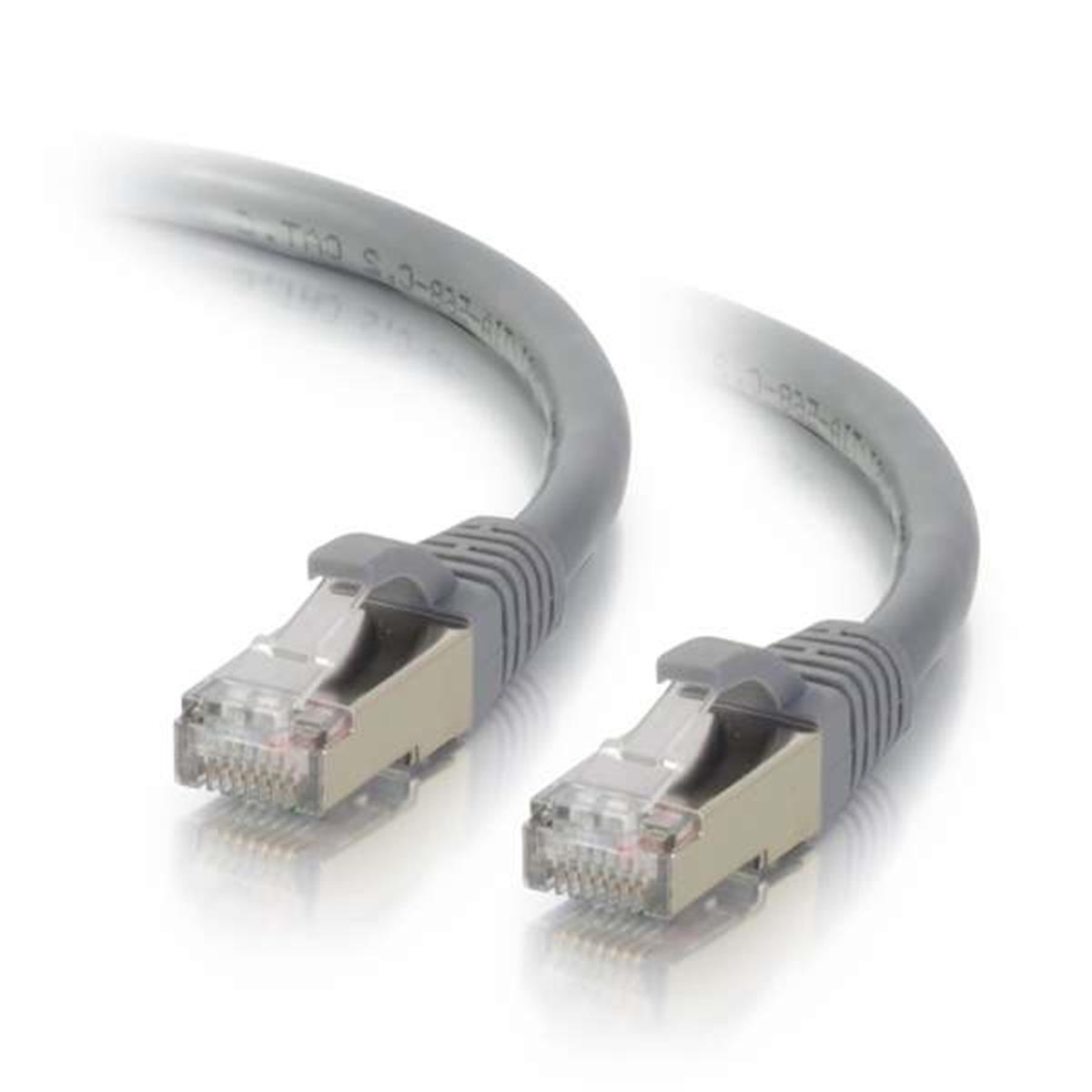 30 ft. Cat6a Snagless Shielded-STP Ethernet Network Patch Cable - Gray