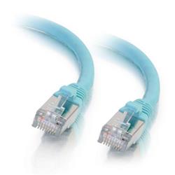 3 ft. Cat6a Snagless Shielded-STP Ethernet Network Patch Cable - Aqua