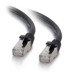 8 ft. Cat6 Snagless Shielded-STP Ethernet Network Patch Cable - Black