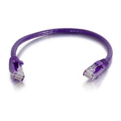 Picture of Cables To Go 00958 6 in. Cat6 Snagless Unshielded-UTP Ethernet Network Patch Cable - Purple