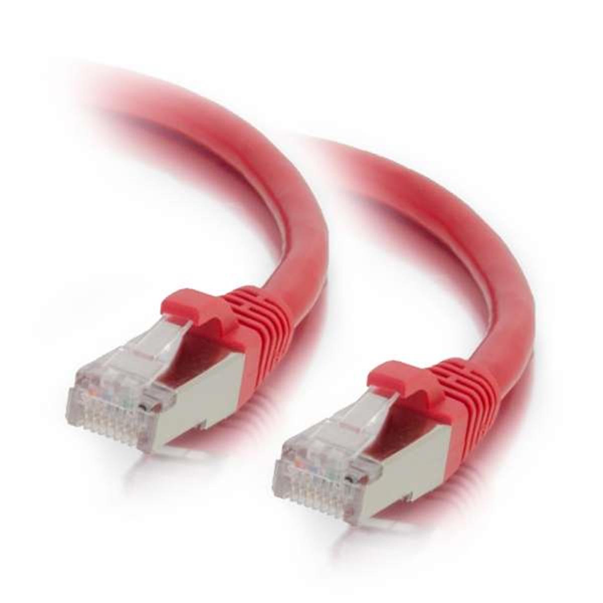 1 ft. Cat6 Snagless Shielded-STP Ethernet Network Patch Cable - Red
