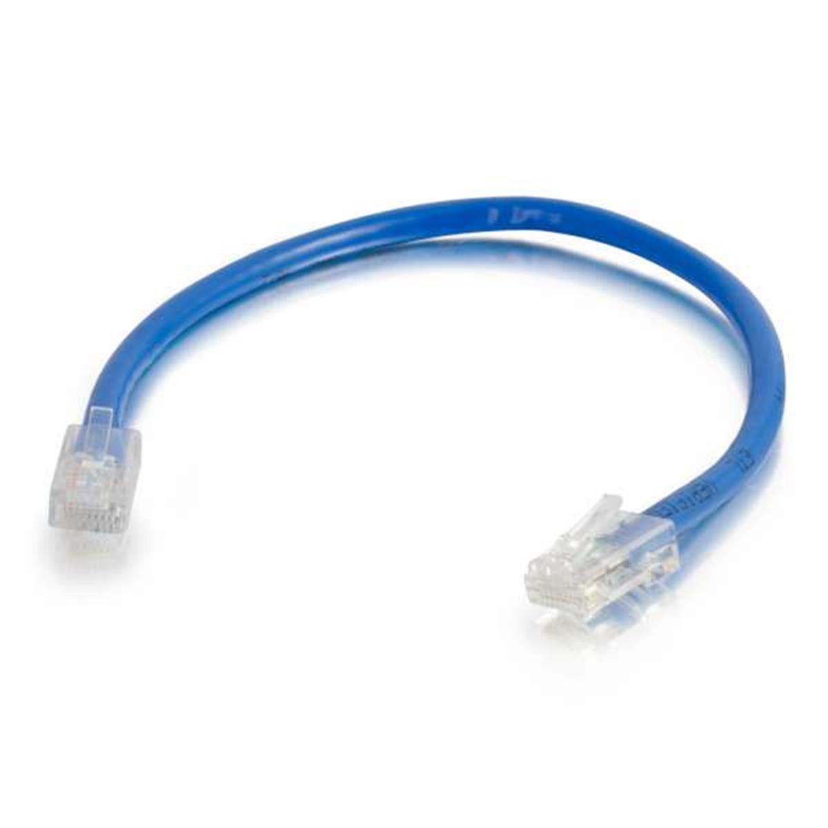 6 ft. Cat6 Non-Booted Unshielded-UTP Ethernet Network Patch Cable - Blue