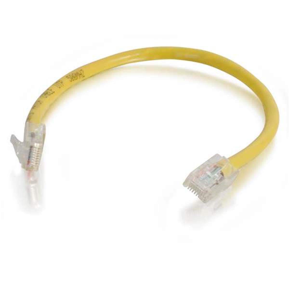 Picture of Cables To Go 04183 25 ft. Cat6 Non-Booted Unshielded-UTP Ethernet Network Patch Cable - Yellow