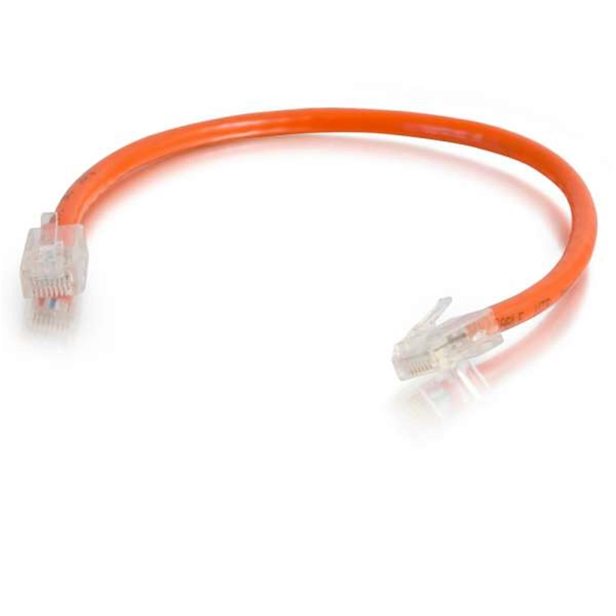 Picture of Cables To Go 04197 8 ft. Cat6 Non-Booted Unshielded-UTP Ethernet Network Patch Cable - Orange