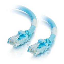 15 ft. Cat6a Snagless Unshielded UTP Ethernet Network Patch Cable - Aqua