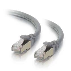 Picture of Cables to Go 648 12 ft. Cat6a Snagless Shielded STP Ethernet Network Patch Cable, Gray