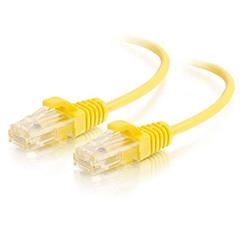 3 ft. Cat6 Snagless Unshielded Slim Ethernet Network Patch Cable - Yellow