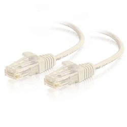 3 ft. Cat6 Snagless Unshielded Slim Ethernet Network Patch Cable - White