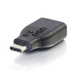 Picture of Cables to Go 28868 USB 3.0 USB-C to USB-A Adapter Converter - Male & Female&#44; Black