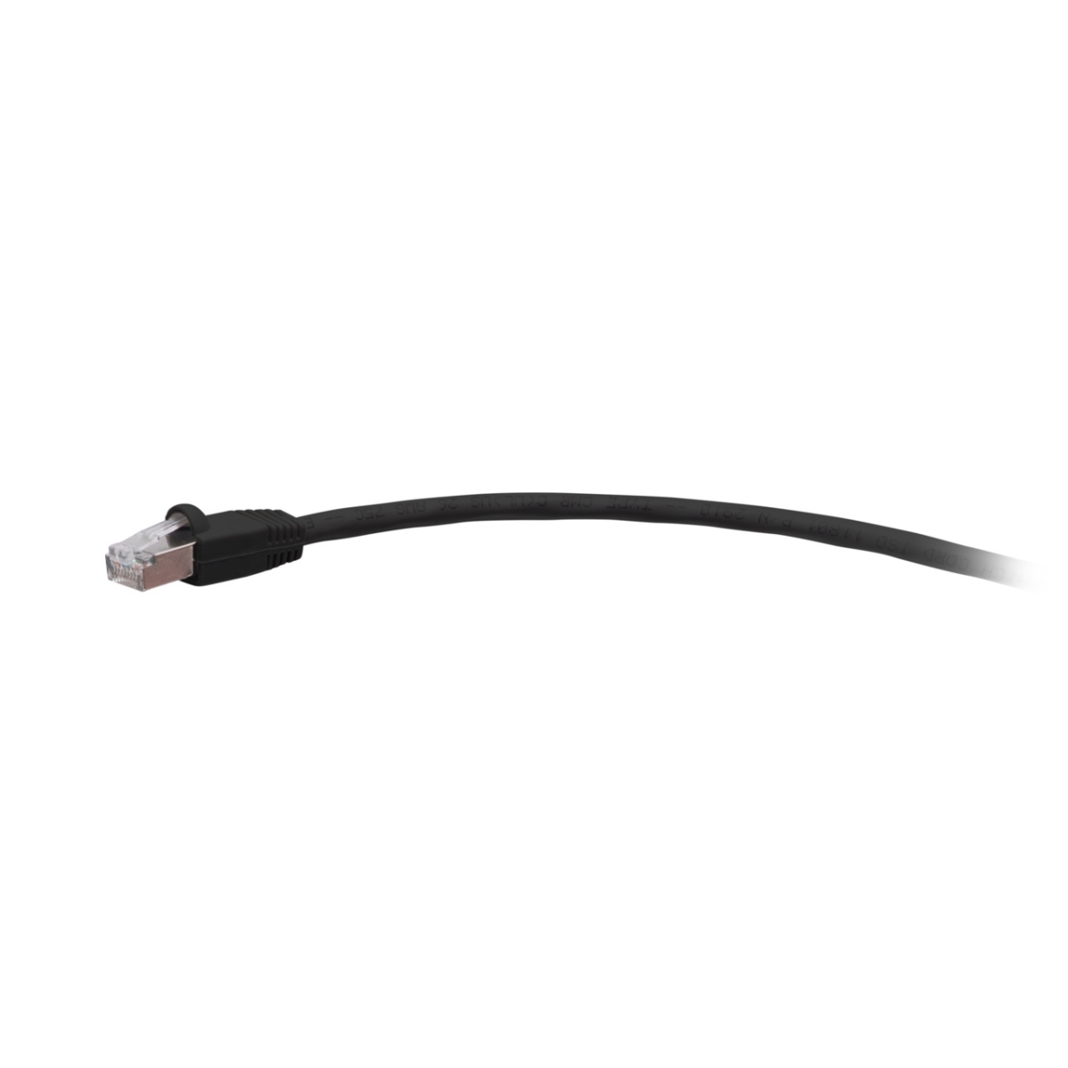 43437 3 ft. TAA-Compliant F-Series Cat5e Snagless Shielded STP Network Cable - Black