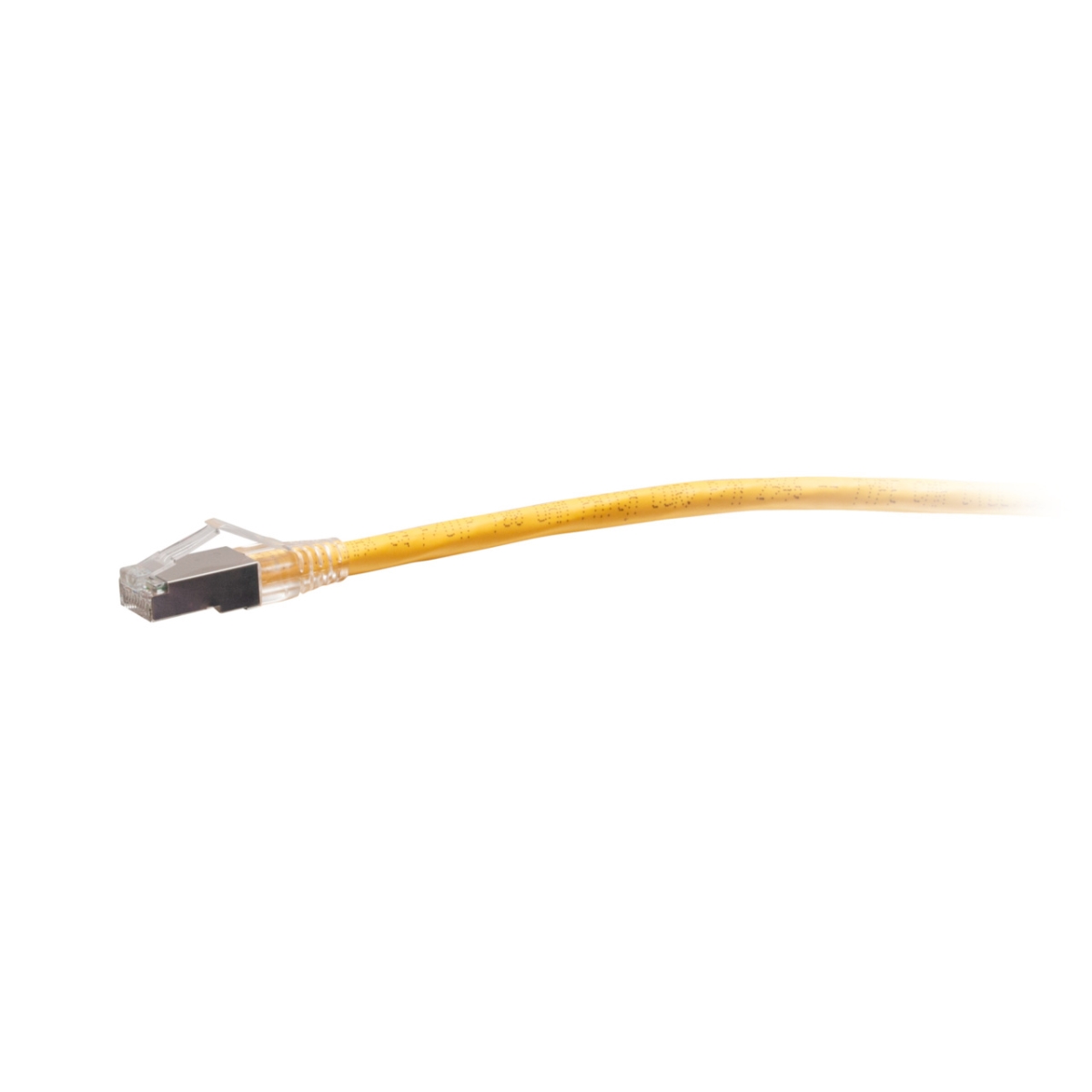 43899 3 ft. TAA-Compliant F-Series Cat6a Snagless Shielded STP Network Cable - Yellow