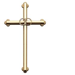 Picture of Cathedral Art NC315 8 in. Wedding Metal Wall Cross