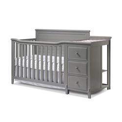 Picture of Sorelle Furniture 1350-WG Berkley Changer Panel Crib&#44; Weathered Gray