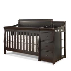 Picture of Sorelle Furniture 1205R-E Princeton Elite Panel Crib & Changer&#44; Espresso