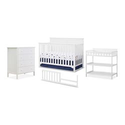 1138-W 55 x 30 x 41 in. Babies Bedroom Bundle, White -  Sorelle Furniture