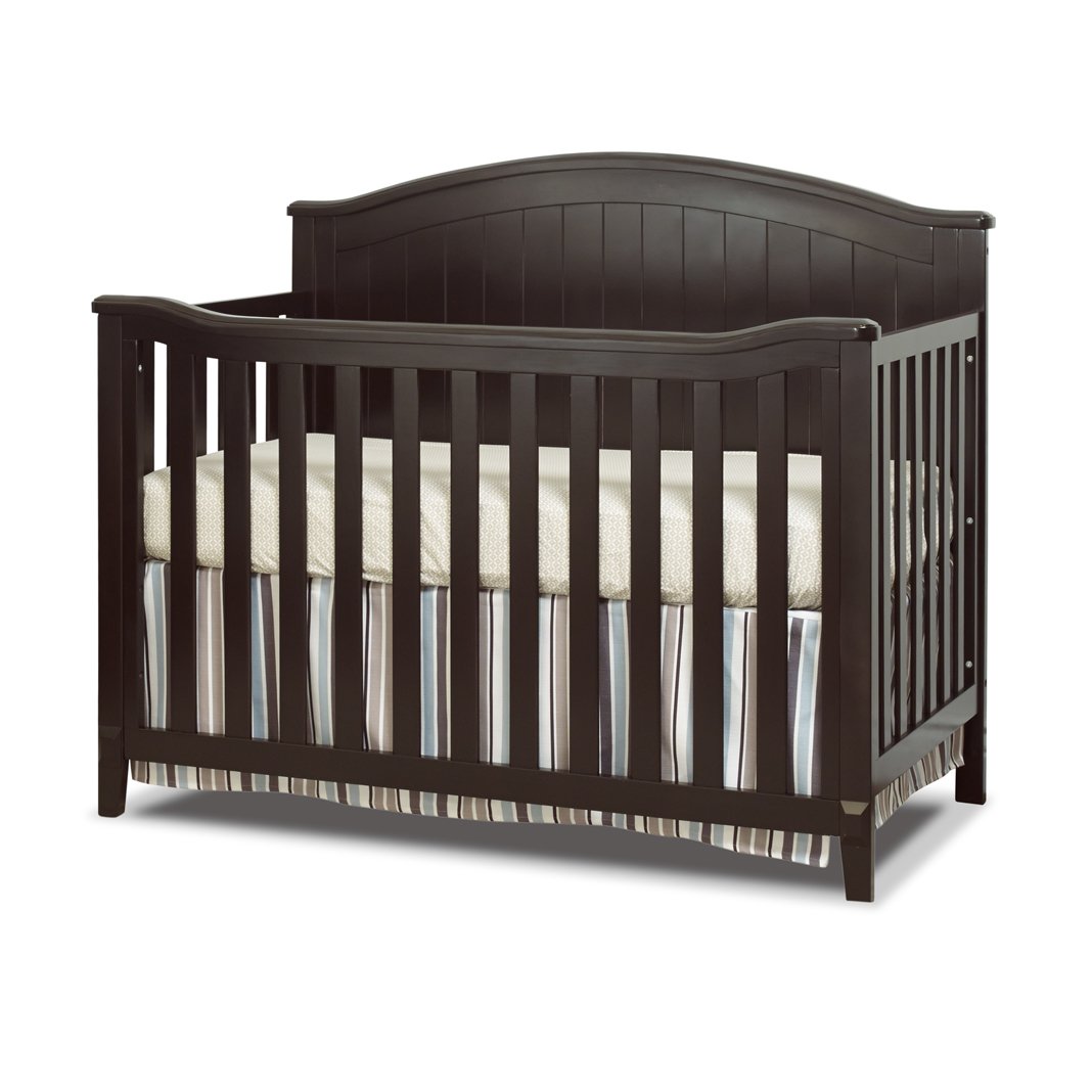 815-E Fairview 4-in-1 Convertible Crib, Espresso -  Sorelle Furniture
