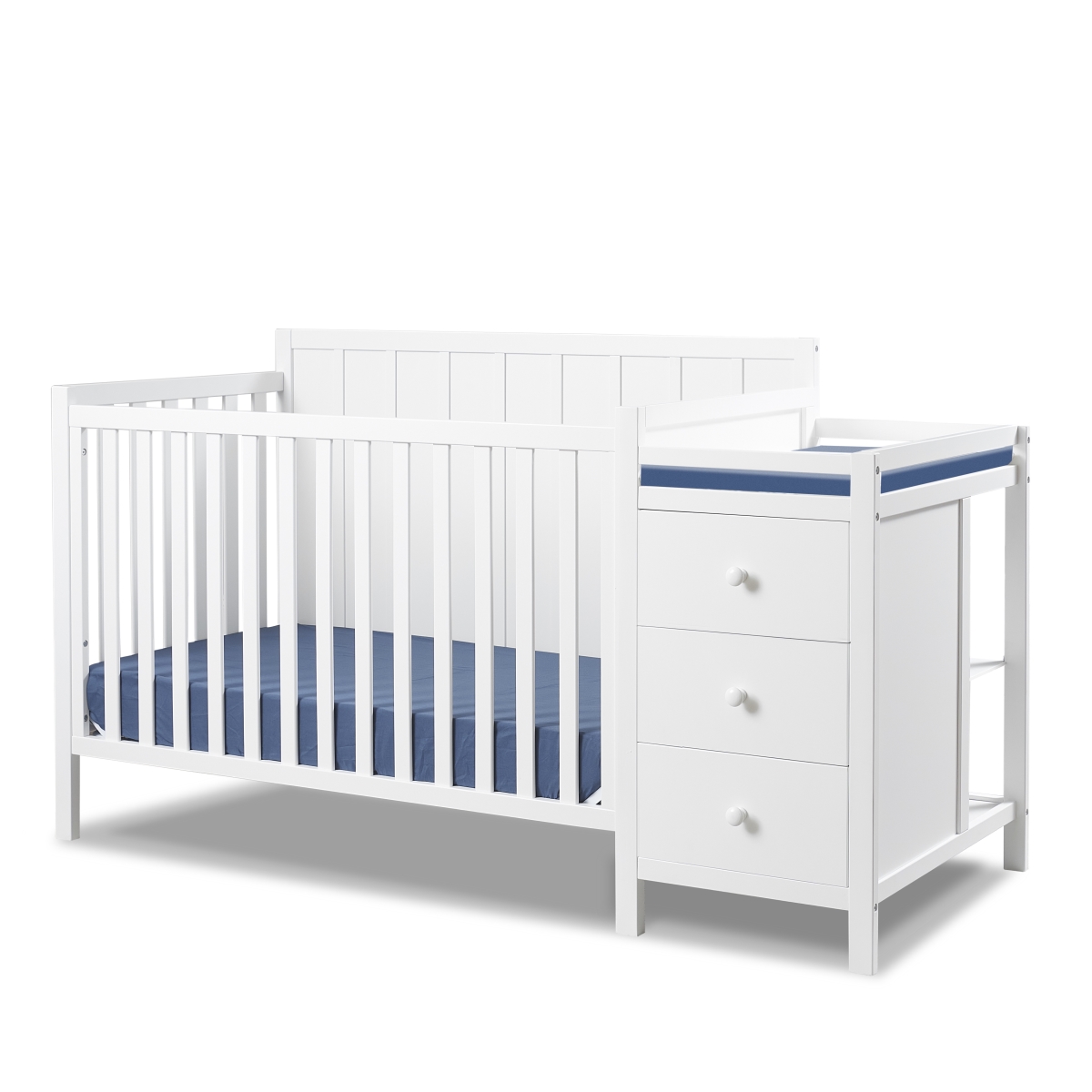 2050-WH Essex Convertible Crib & Changer, White -  Sorelle Furniture