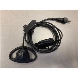 D-Ring Earphone with PTT & Microphone