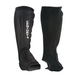 Picture of Century 14931-010215 Shin & Instep Armor - Black&#44; Large