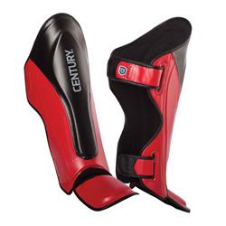 Picture of Century 141004P-910250 Drive Traditional Shin Instep - Red & Black&#44; Small & Medium