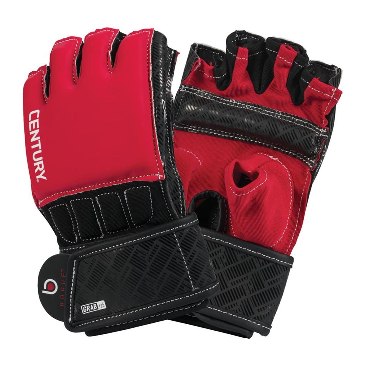 Picture of Century 1473103P-910251 Mens Brave Grip Bar Gloves&#44; Red & Black - Medium & Large
