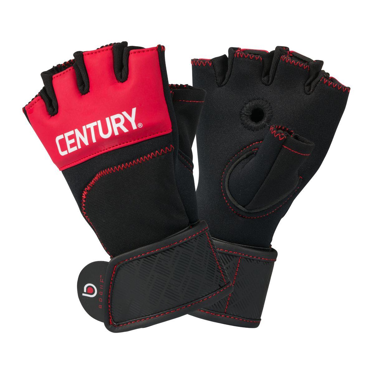 Picture of Century 1473134P-019250 Mens Brave Gel Gloves&#44; Black & Red - Small & Medium