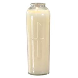 Church Supply  7 Day Sanctolite Candle - Crystal